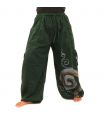 Thai hippie pants spiral pattern
