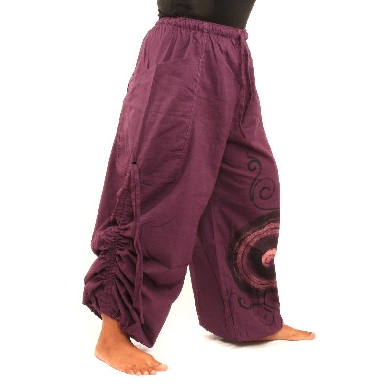Thai Hippie Hose Spiral Muster