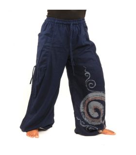 Thai Hippie Hose Spiral Muster
