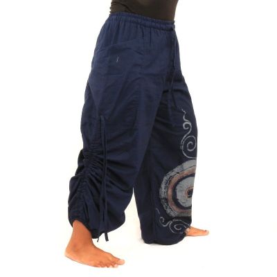 Thai hippie pants spiral pattern
