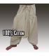 Harem pants with 2 deep side pockets, undyed