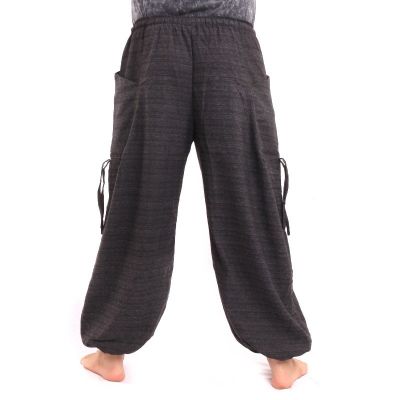 Sarouel à nouer Motif en spirale en coton lourd