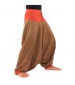 Aladinhose braun, orange