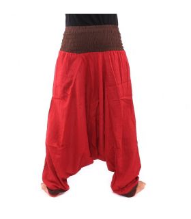 Aladinhose - rot braun