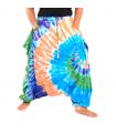 Pantalones de harén Hippie Batik