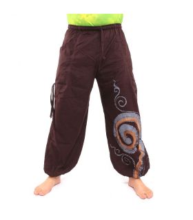 Thai Hippie Hose Spiral Muster