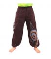 Thai hippie pants spiral pattern