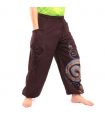 Thai hippie pants spiral pattern