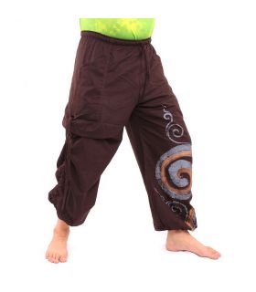 Thai hippie pants spiral pattern