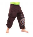 Thai hippie pants spiral pattern