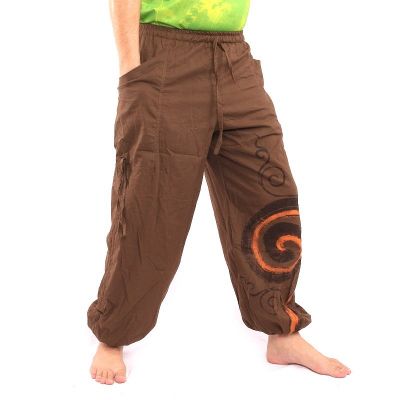 Thai Hippie Hose Spiral Muster