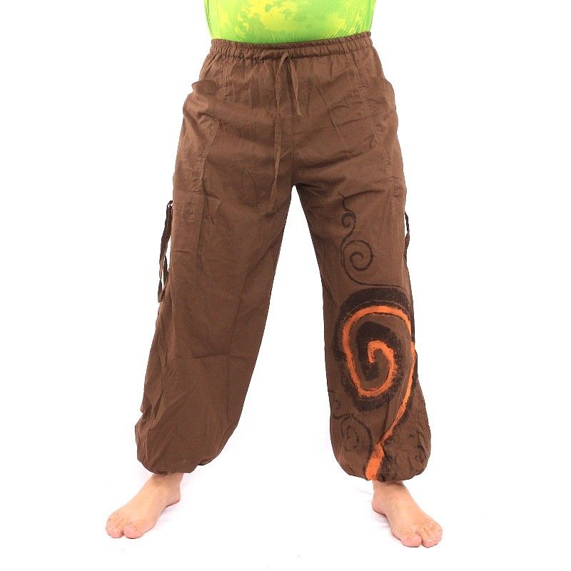 Thai Hippie Hose Spiral Muster