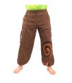 Thai Hippie Hose Spiral Muster