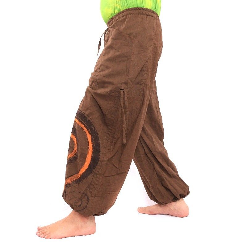 Thai Hippie Hose Spiral Muster