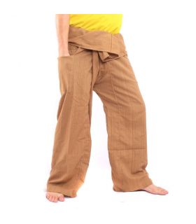 Thai Fisherman Pants Cottonmix extra long - light brown