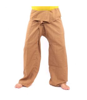 Thai Fisherman Pants Cottonmix extra long - light brown