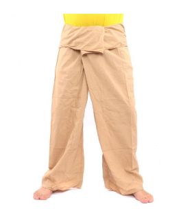 Thai Thai Fisherman pants - khaki extra long cotton