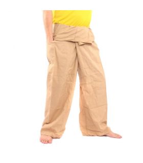 Thai Thai Fisherman pants - khaki extra long cotton