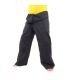 Thai fisherman pants Cottonmix extra long - black