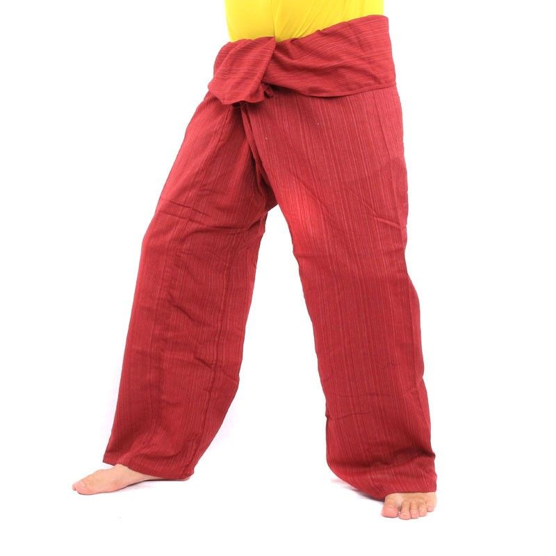 Thai Fisherman Pants Cottonmix extra long - red