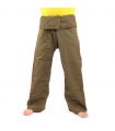 Thai fisherman pants Cottonmix extra long - green