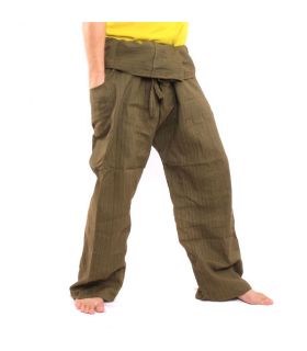 Thai Fischerhose   Cottonmix extra lang - grün