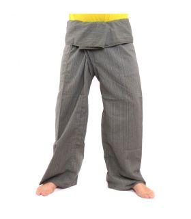 Thai fisherman pants Cottonmix extra long - grey