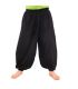 Pantalon de yoga en coton noir