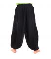 Harem pants yoga cotton black