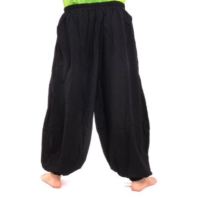 Pantalon de yoga en coton noir