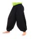 Pantalon de yoga en coton noir