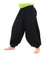 Haremshose Yoga Baumwolle schwarz