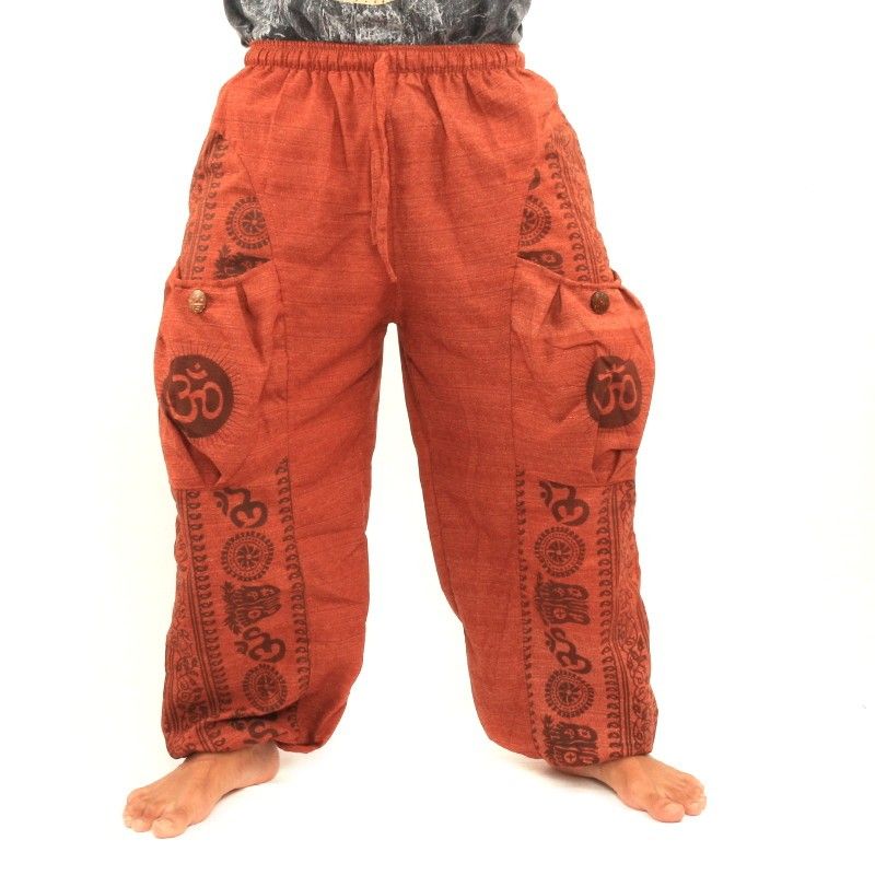 Thai Hippie Hose zum Zubinden Tibet Muster