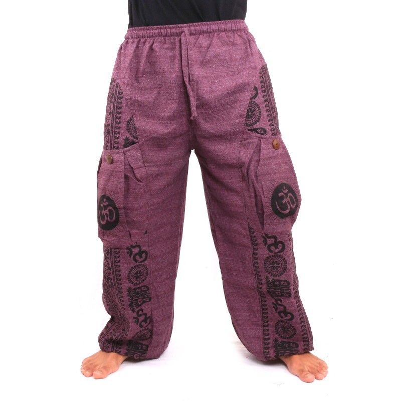 Thai Hippie Hose zum Zubinden Tibet Muster