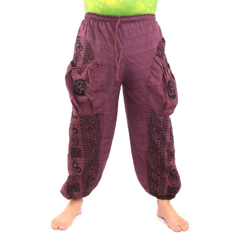Thai Hippie Hose zum Zubinden Tibet Muster
