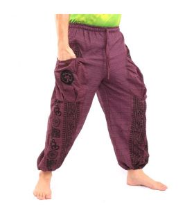 Thai Hippie Hose zum Zubinden Tibet Muster
