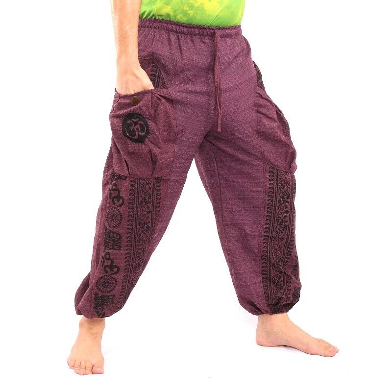 Thai Hippie Hose zum Zubinden Tibet Muster