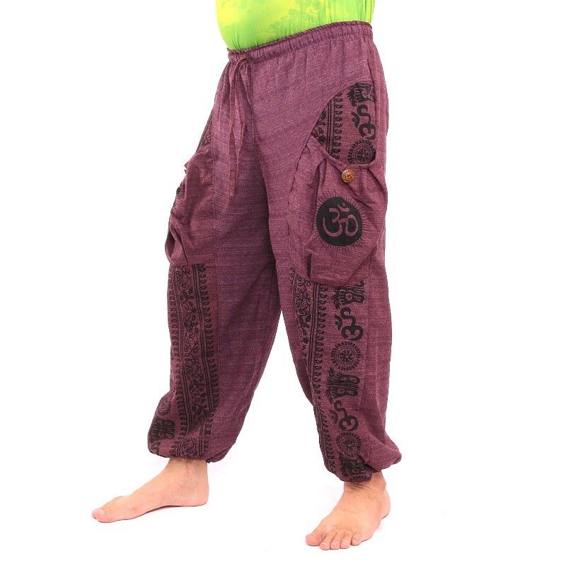 Thai Hippie Hose zum Zubinden Tibet Muster