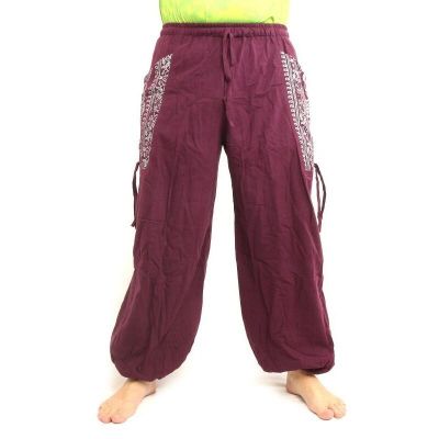 Thai hippie pants for tying Ethno application of heavy cotton