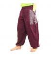 Thai hippie pants for tying Ethno application of heavy cotton
