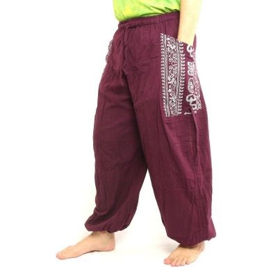 Thai hippie pants for tying Ethno application of heavy cotton