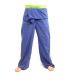 Thai Fischerhose  extra lang- Baumwolle blau