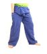 Thai Fischerhose  extra lang- Baumwolle blau