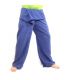Thai Fischerhose  extra lang- Baumwolle blau