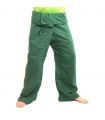 Thai Fischerhose   Cottonmix extra lang - grün