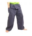 Pantalon de pêcheur thaïlandais Cottonmix extra long - bleu