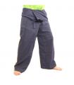 Pantalon de pêcheur thaïlandais Cottonmix extra long - bleu