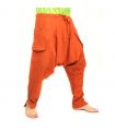 Sarouel - coton - orange