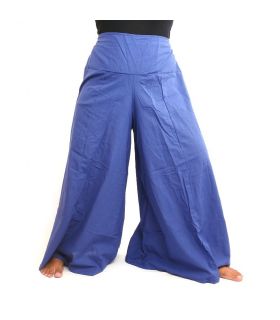 Samurai pants cotton blue