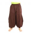 Sarouel en coton marron